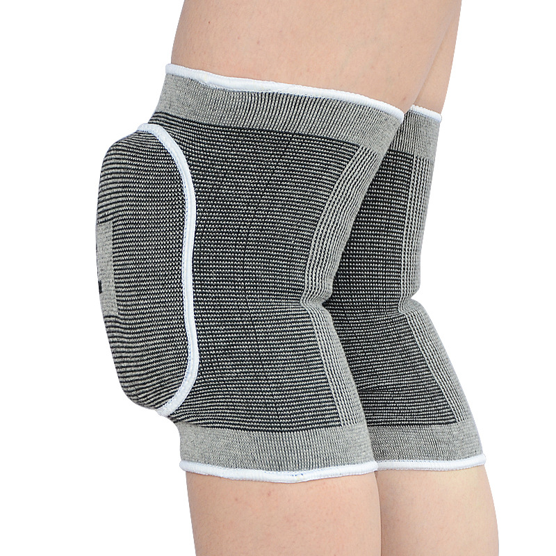 1 Pair Thickened Knitted Knee Pad Sport Sponge 2025 Knee Brace for Volleyball Dance Soccer Work Garden new Breathable Absorb Sweat Warm