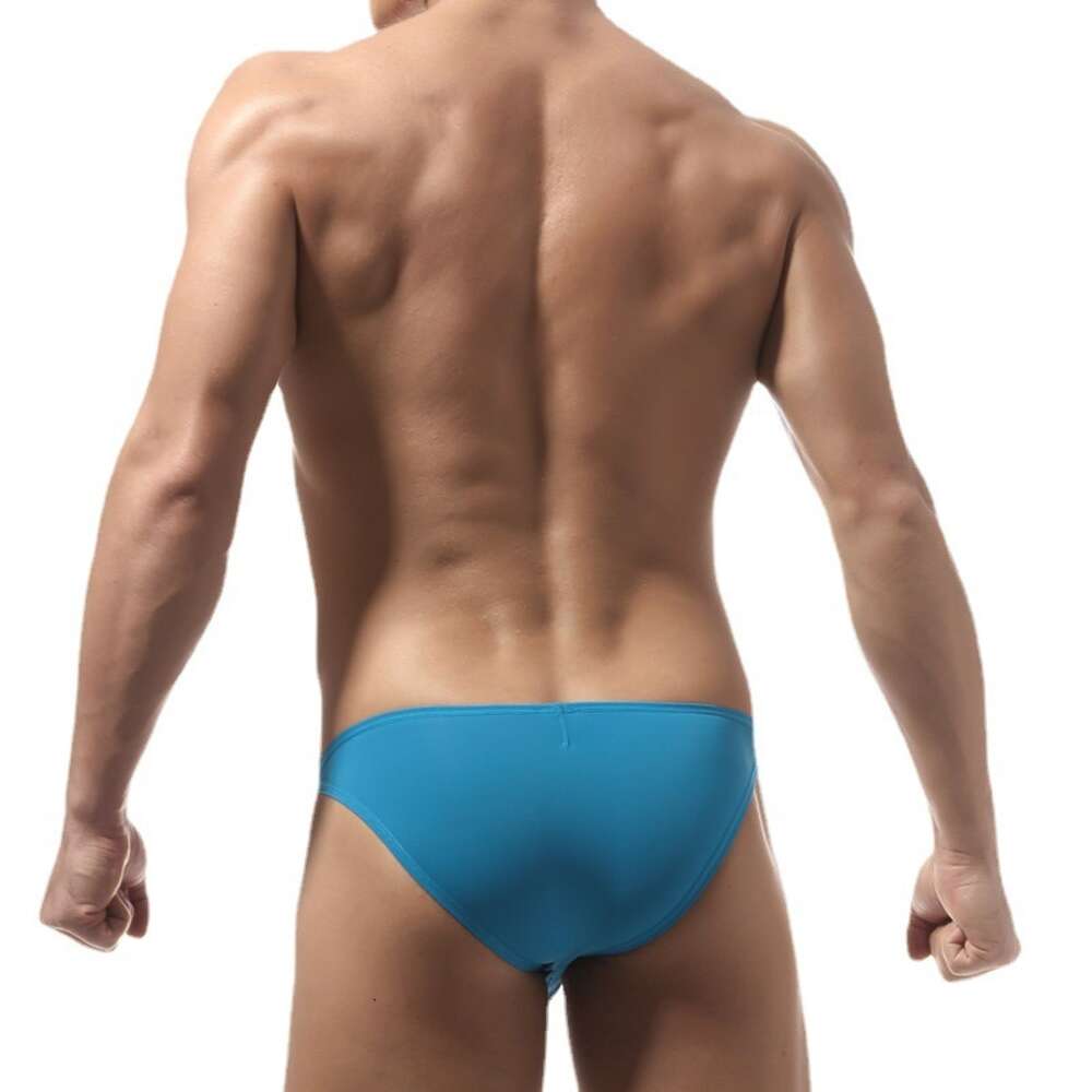 Ddmytiger Couple Bikini Ice Silk Swimming Underwear Narrow Edge Triangle Pants Men S VS XSJ H