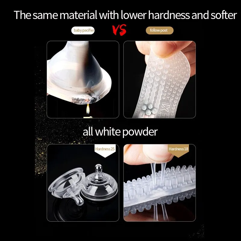 4Pairs Soft Silicone 2025 Insoles Heel Stickers Antislip Wearresistant Foot Heel Posts Half Yard Pad new Fit Massage Pain Relief