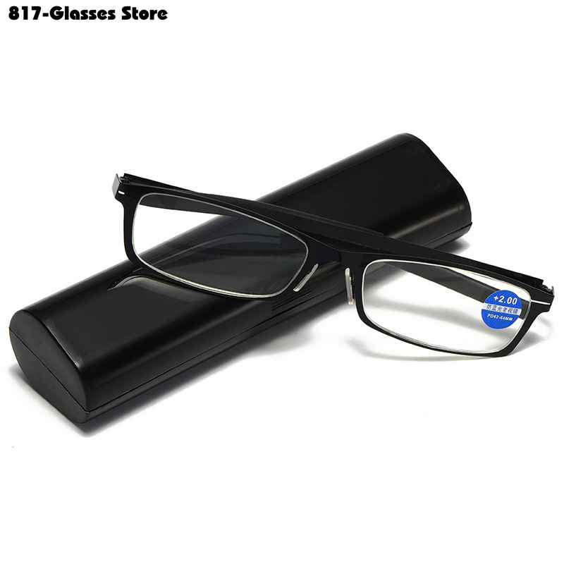 Reading 2025 Glasses Women Ultralight Anti Blue Ray Presbyopia Glasses with Glasses Box new +1.0 To +4.0