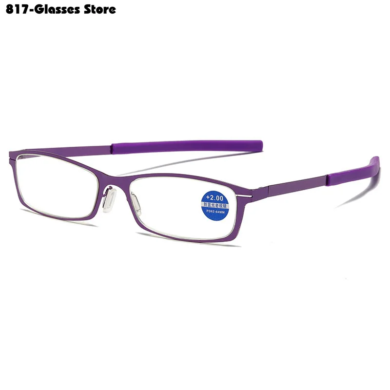 Reading 2025 Glasses Women Ultralight Anti Blue Ray Presbyopia Glasses with Glasses Box new +1.0 To +4.0