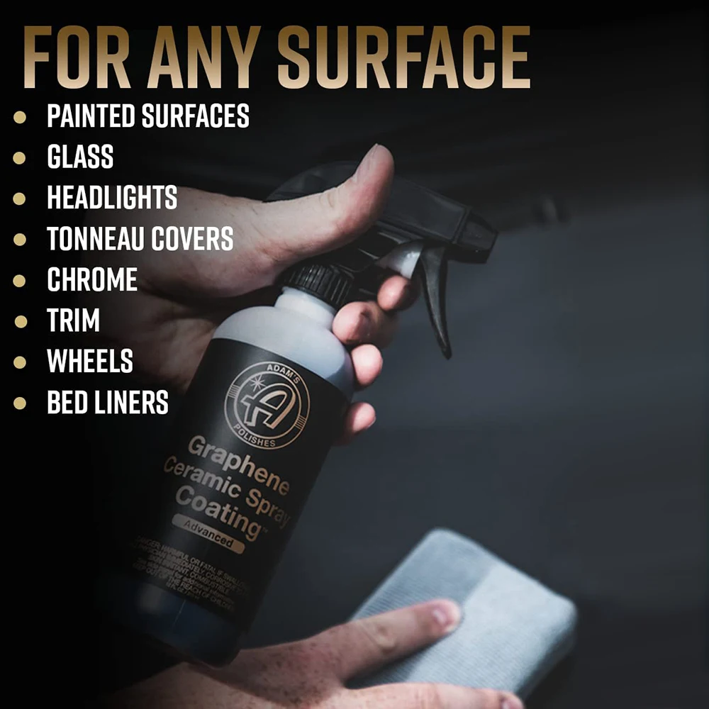 Advanced Graphene Ceramic Spray Coating 12oz 18+ Month Sprayable Graphene Oxide Ceramic Coating for Cars Adds Extreme Gloss