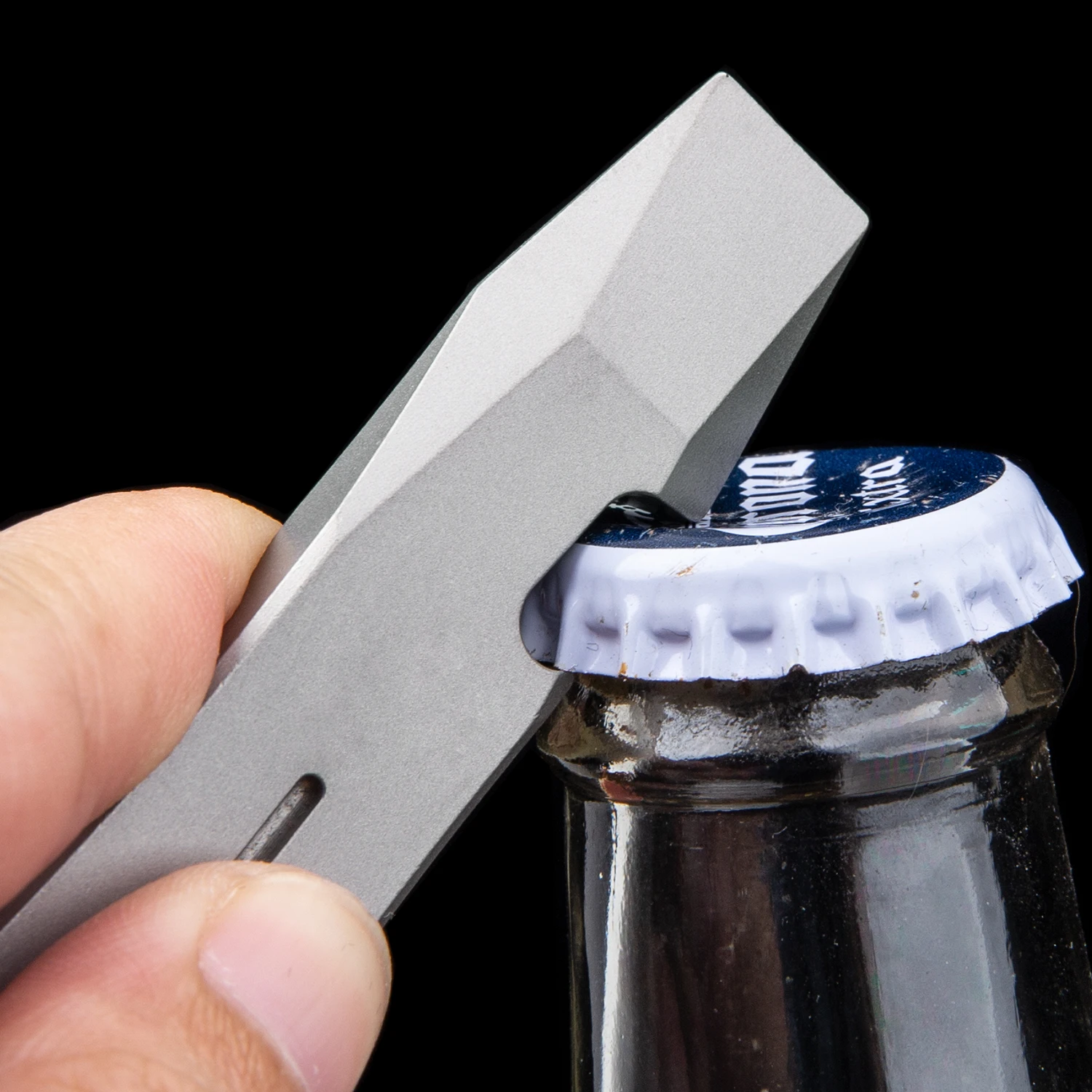 Titanium Alloy Bottle Opener Portable Crowbar Outdoor EDC Tool Multi-functional Small Wrench