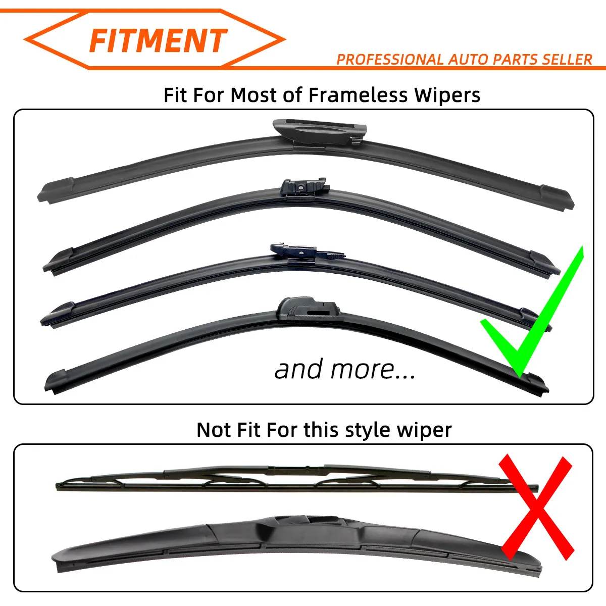2PCS 35cm To 80cm new Car Wiper 2025 Rubber Refill Blade Soft Insert Strip DIY Can Be Cut Windshield Wiper Replacement Parts 26" 32"