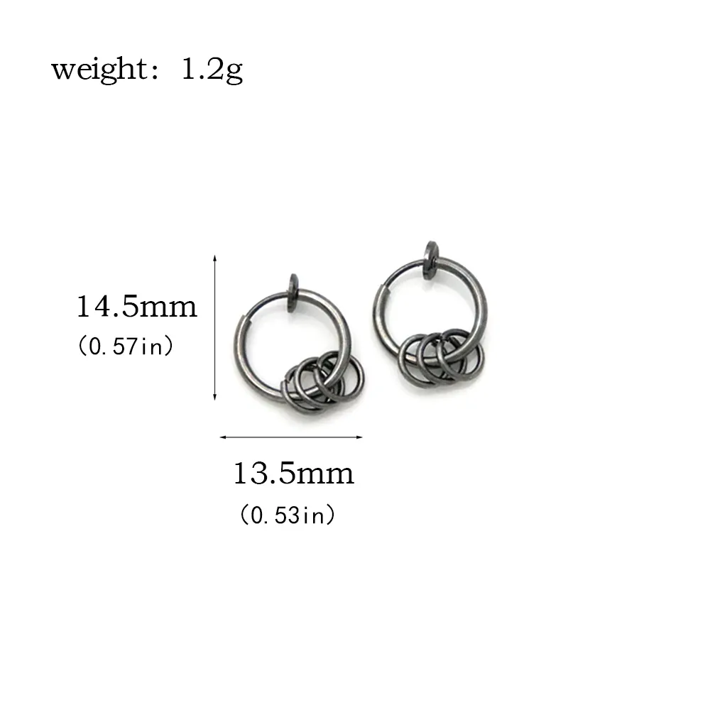 Anime Hoop Earrings Tokyo Revengers Christmas Showdown Chifuyu Matsuno Cosplay Earrings Ear Clip For Women Men Jewelry