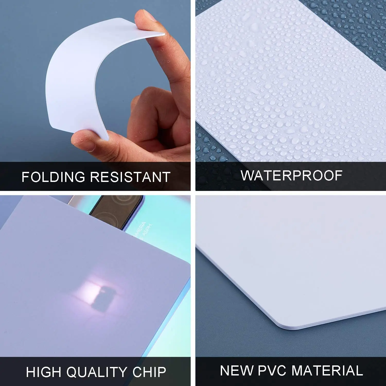 10Pcs NTAG215 NFC 215 Tags Rewritable Blank White Card Universal Label RFID Tags for NFC Phone and Device Available NFC Labels