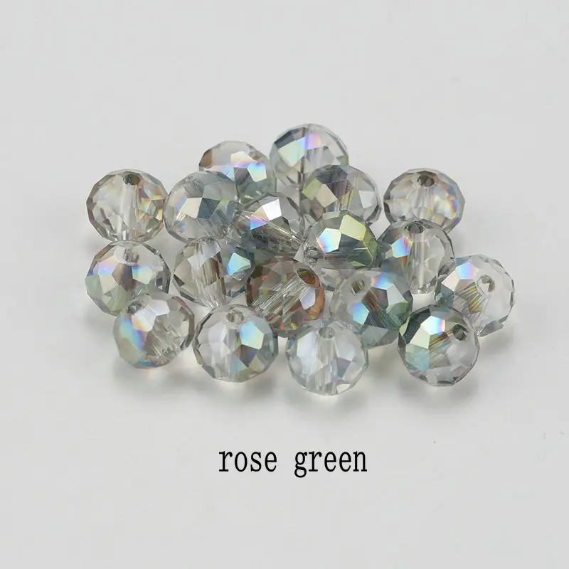 wholesale 4mm plated Color faceted round glass beads crystal beads Jewelry beads for bracelet necklace Jewelry making 150pcs
