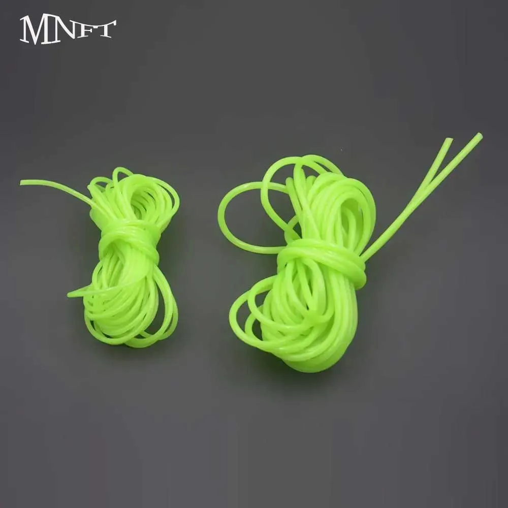 MNFT 5M Fishing Night Luminous Tube Green Soft Silicone Fishing Sleeves Fishing Rig Hook Line Glow Pipe Light fishing Tackle