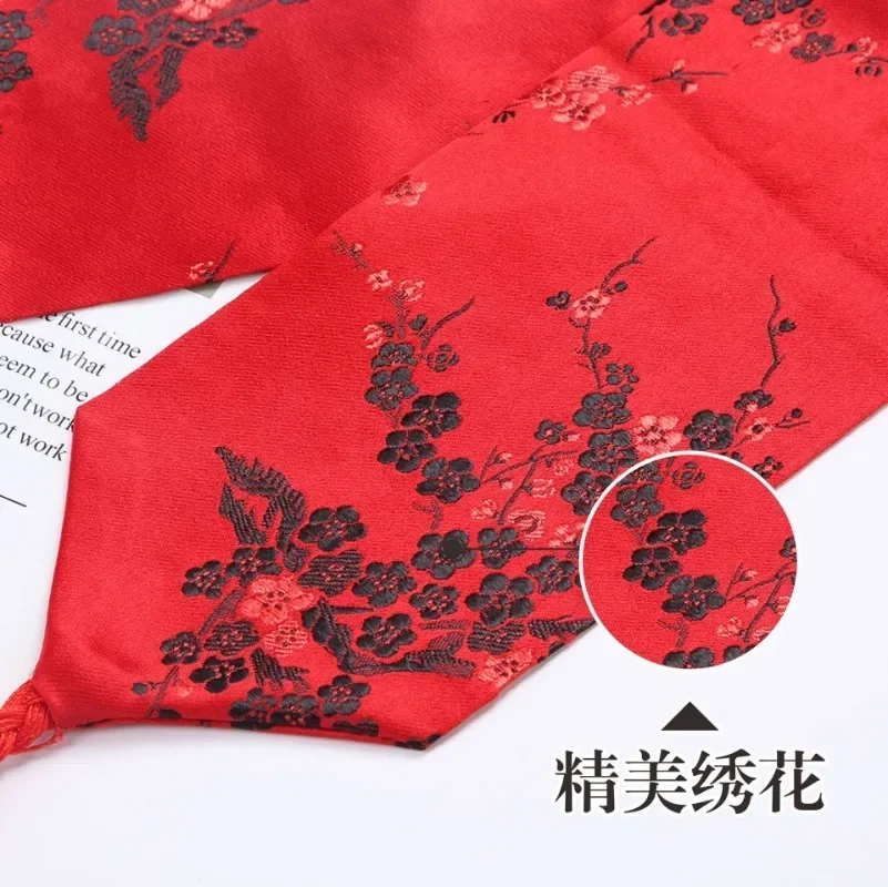 Japanese Wide Corset Cummerbunds Kimono Belt Women Vintage Floral Printed Yukata Sash Tie Satin Waistband