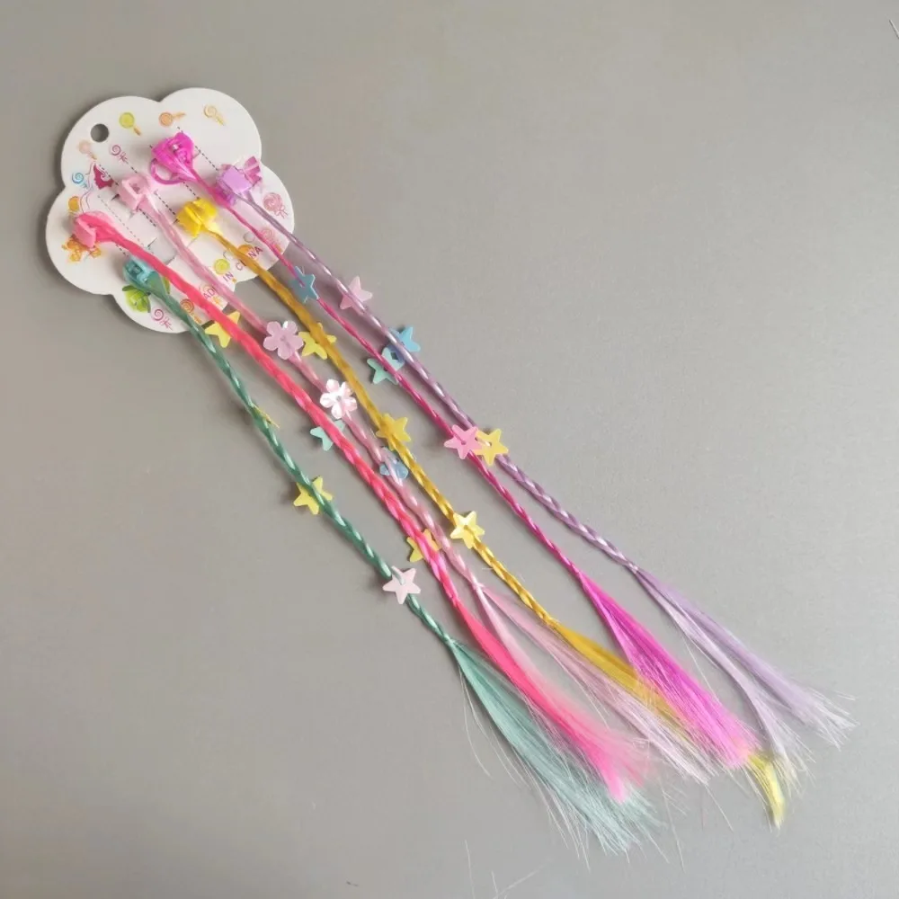 Cute Girls Six Color Butterfly Wigs Hair Claw Headbands Hairpins Beauty Hair Bands Headwear Kids Hair Hair Accessories Ornament