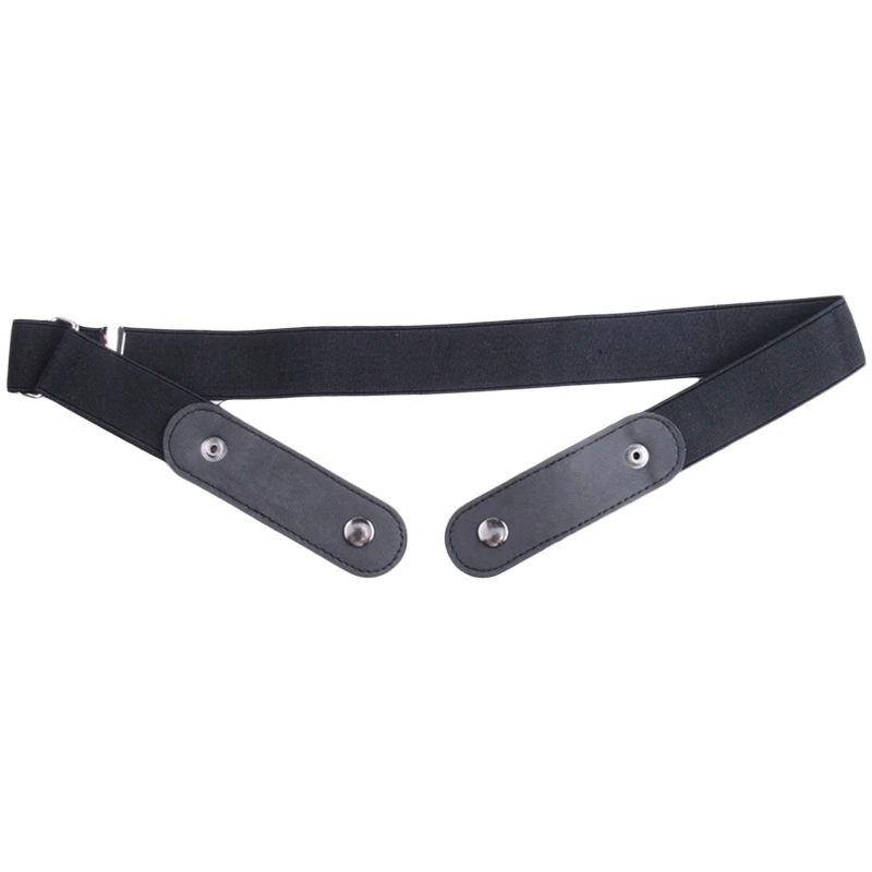 Buckle-free Elastic Invisible 2025 Waist Belt Denim Elastic Belt Jeans Belt Without new Buckle Easy Belts Women Men Drop Shipping
