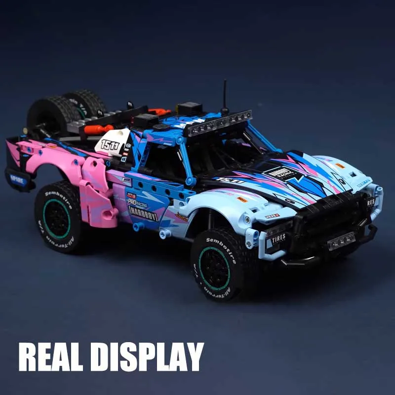 Technical Remote Control Motor Racing Car Building Blocks 1:14 Scale Conqueror Off-road Vehicle Bricks Toys For Children Gifts