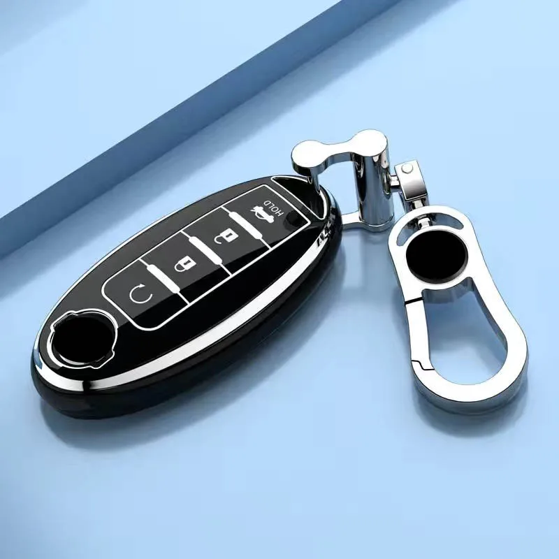 TPU Car Key Remote Cover Case Fob For Nissan Qashqai J10J11 X-Trail t31t32 kicks Tiida Pathfinder Murano Note Juke For Infiniti