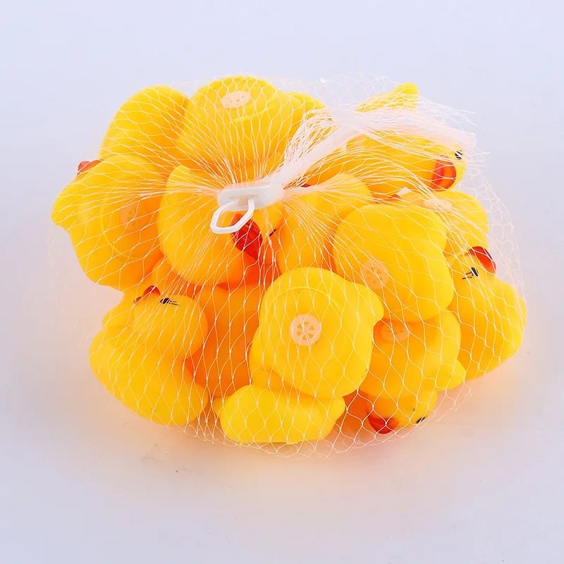1PC Baby Bath Toys for Newborn 0-12 Month Gift 2025 Bathroom Mini Yellow Duck Bathing Playing Water Squeeze new Float Ducks Bath Toy