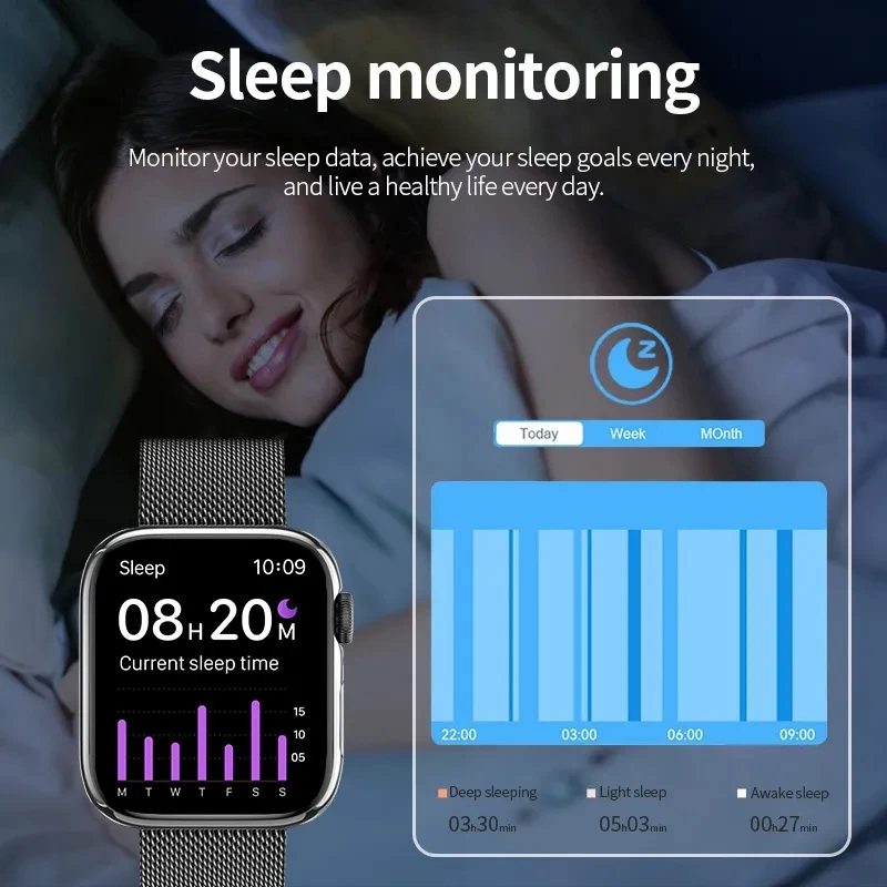 New 2023 Bluetooth Call Watch 9 Smart Watch Men Siri NFC GPS Tracker Blood Pressure Heart Rate Sports Smartwatch For Apple Watch