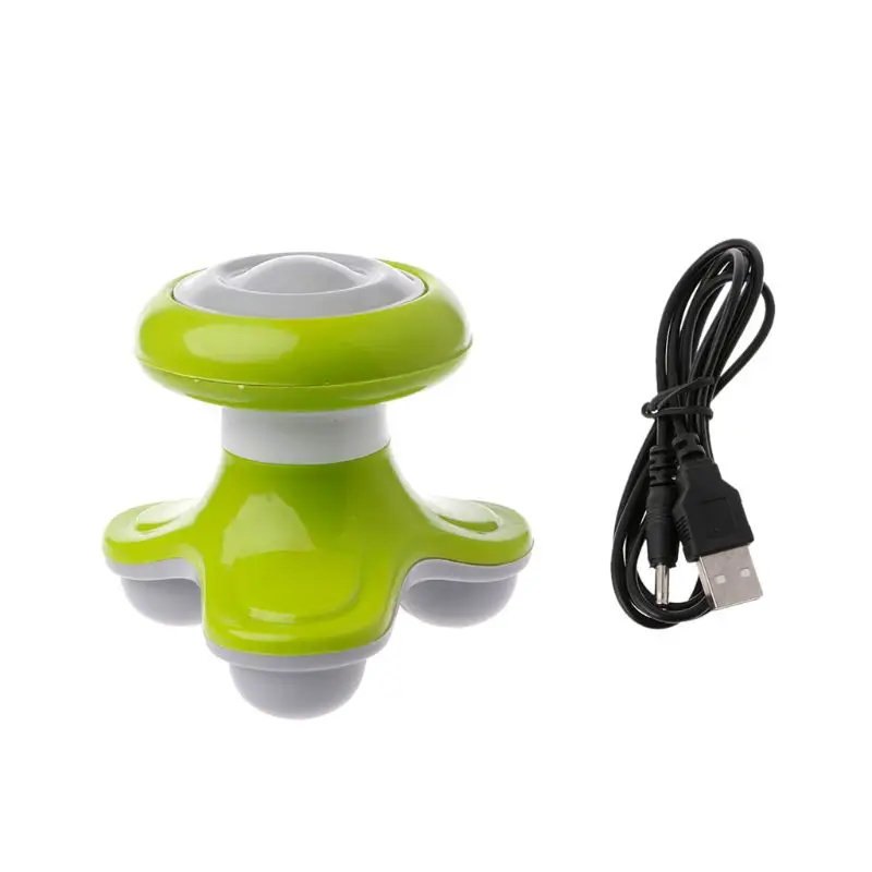 Triangle Shape USB Electric Handled Wave Vibrating Massager Mini Neck Massager Neck Back Head Massage Face Foot Massager New