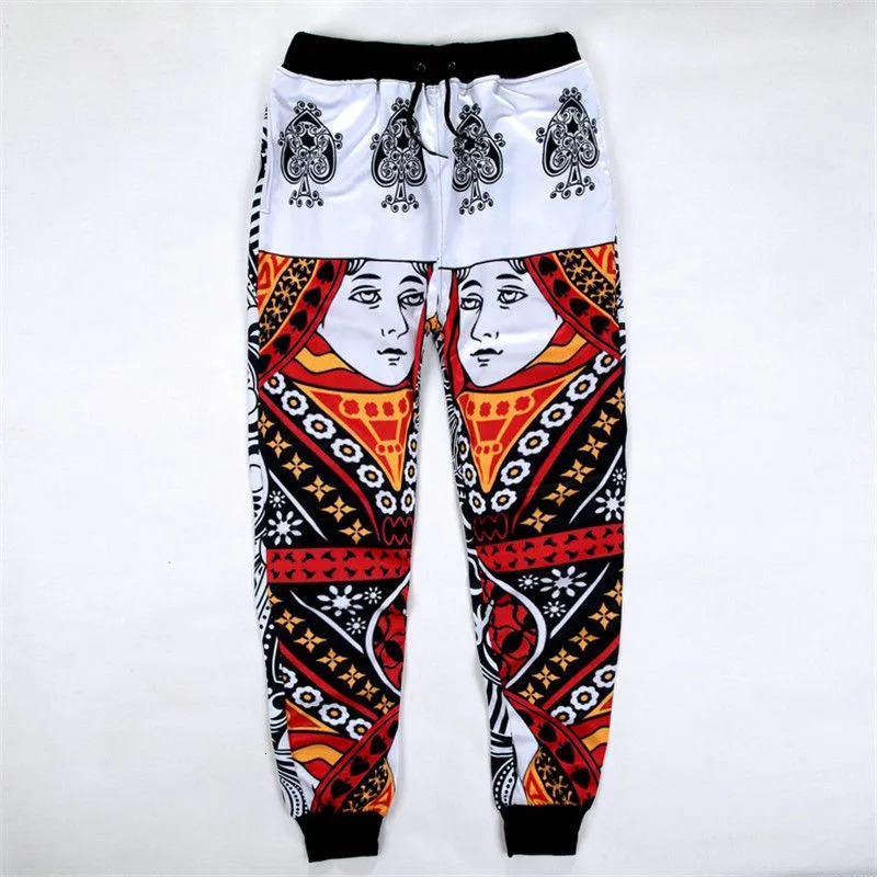 Novelty Harajuku Poker spades queen print 3D sweatsuit fashion tracksuit men/women joggers pantshoodies 2 piece set R2390 240517