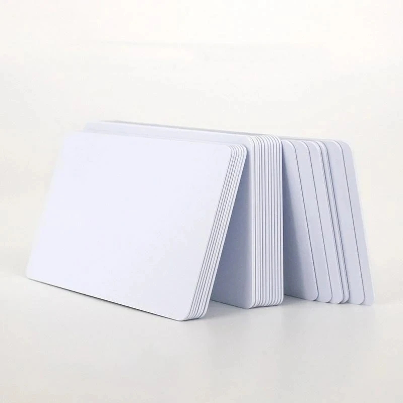 10Pcs Ntag216 NFC 13.56MHz RFID Smart Thin White Tag Card For All NFC Phones Fast Shipping