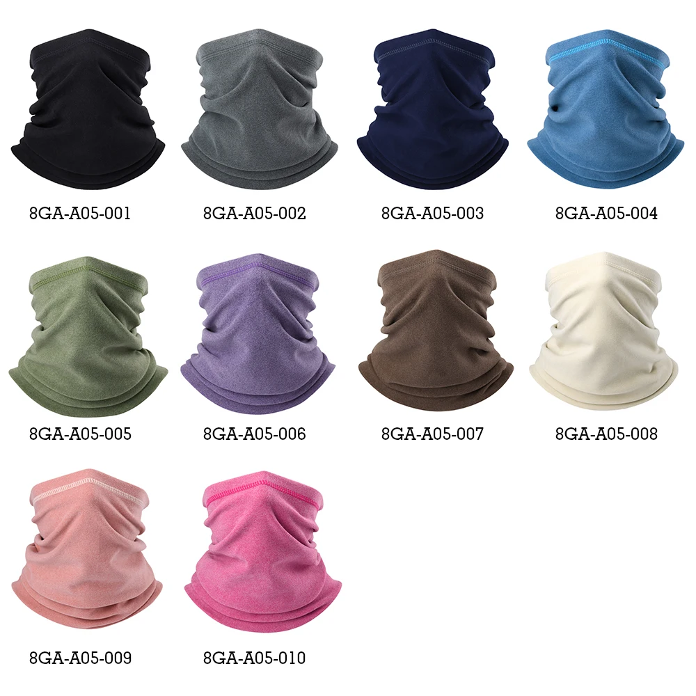 Winter Fleece Thermal Neck Warmer Gaiter Bandana 2025 Face Mask Ear Cover Tube Scarf Skiing Snowboard new Neckerchief Headband Women Men