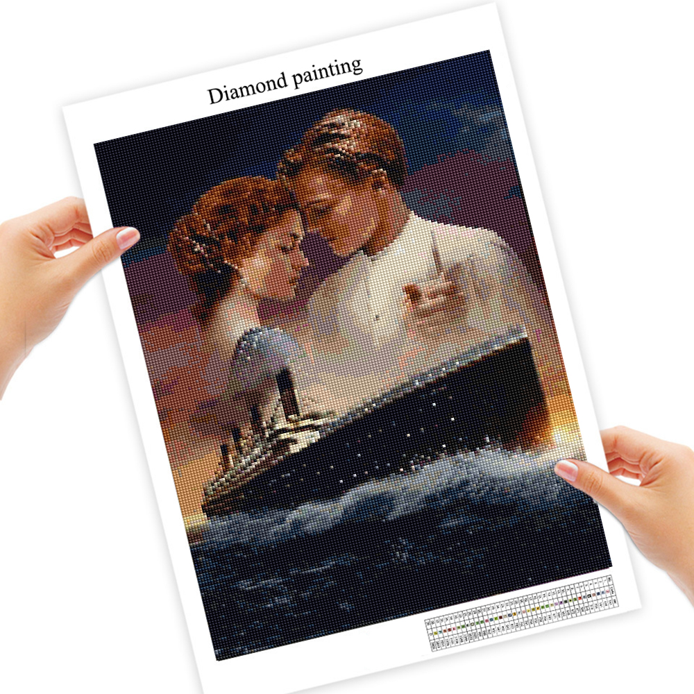 Full Square/Round Drill 5D DIY Diamond Painting Titanic Romantic love story Embroidery Cross Stitch 5D Home Decor Gift