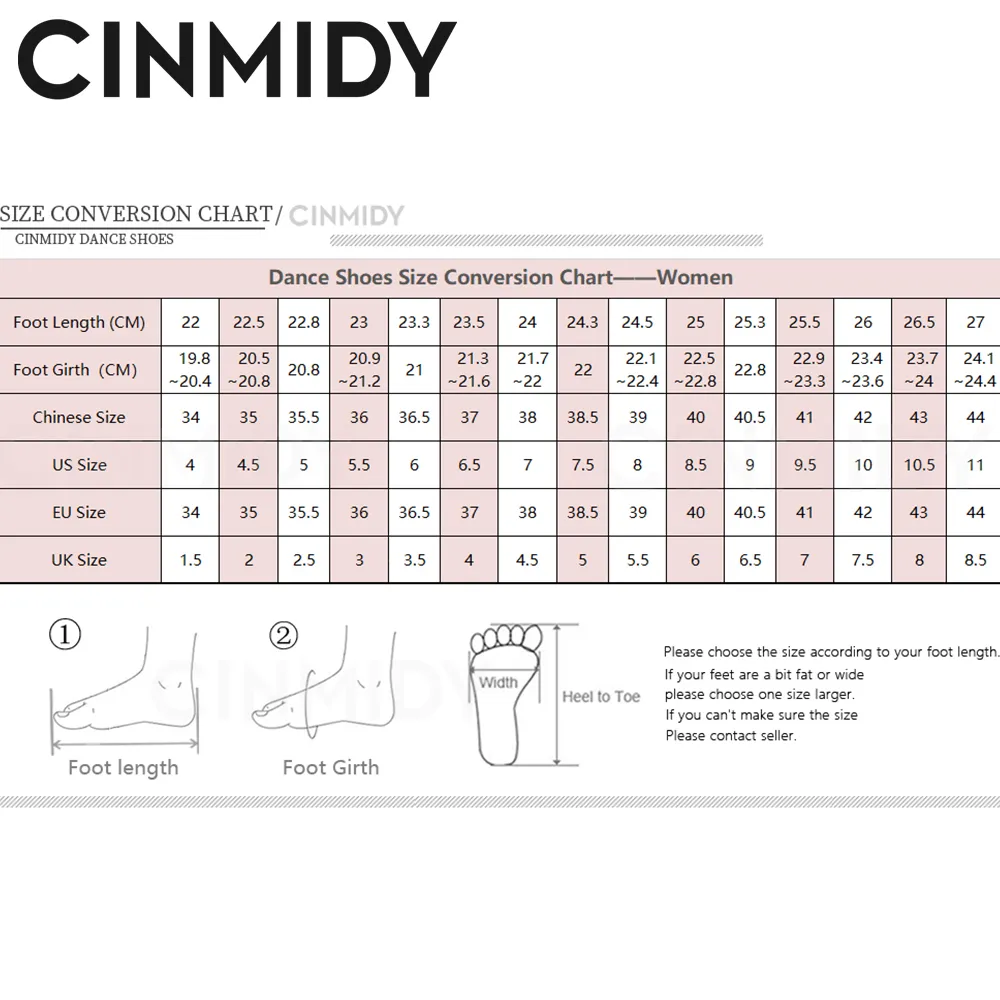 CINMIDY Latin Dance Shoes 2025 For Women Tango Ballroom Dancing Shoes Girls Indoor Dance Training new Shoes Soft Sole Party Shoes