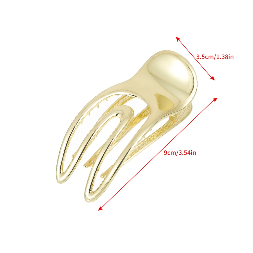 Chic Simple Metal Duckbill Clip Hairpin Back of 2025 Head Women Hair Claw Clips U-Shaped Grip Hair Clips for Girls new Hair Accessories