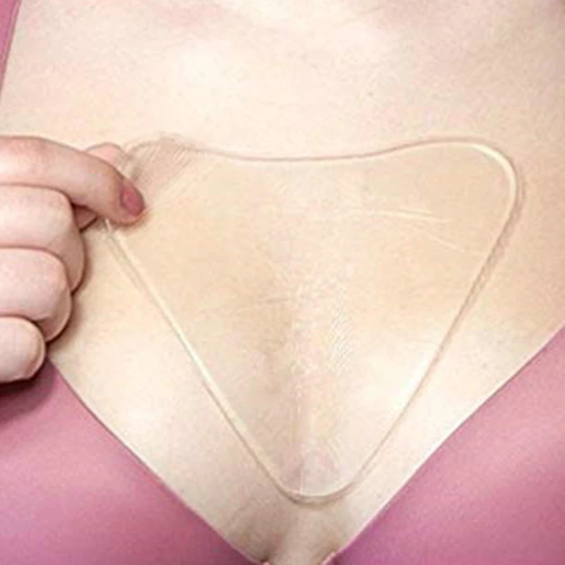 Reusable Anti-aging Silicone Invisible 2025 new Chest Patch Self Adhesive Anti Wrinkle Chest Pad Eliminate Preven Wrinkle Neckline Care