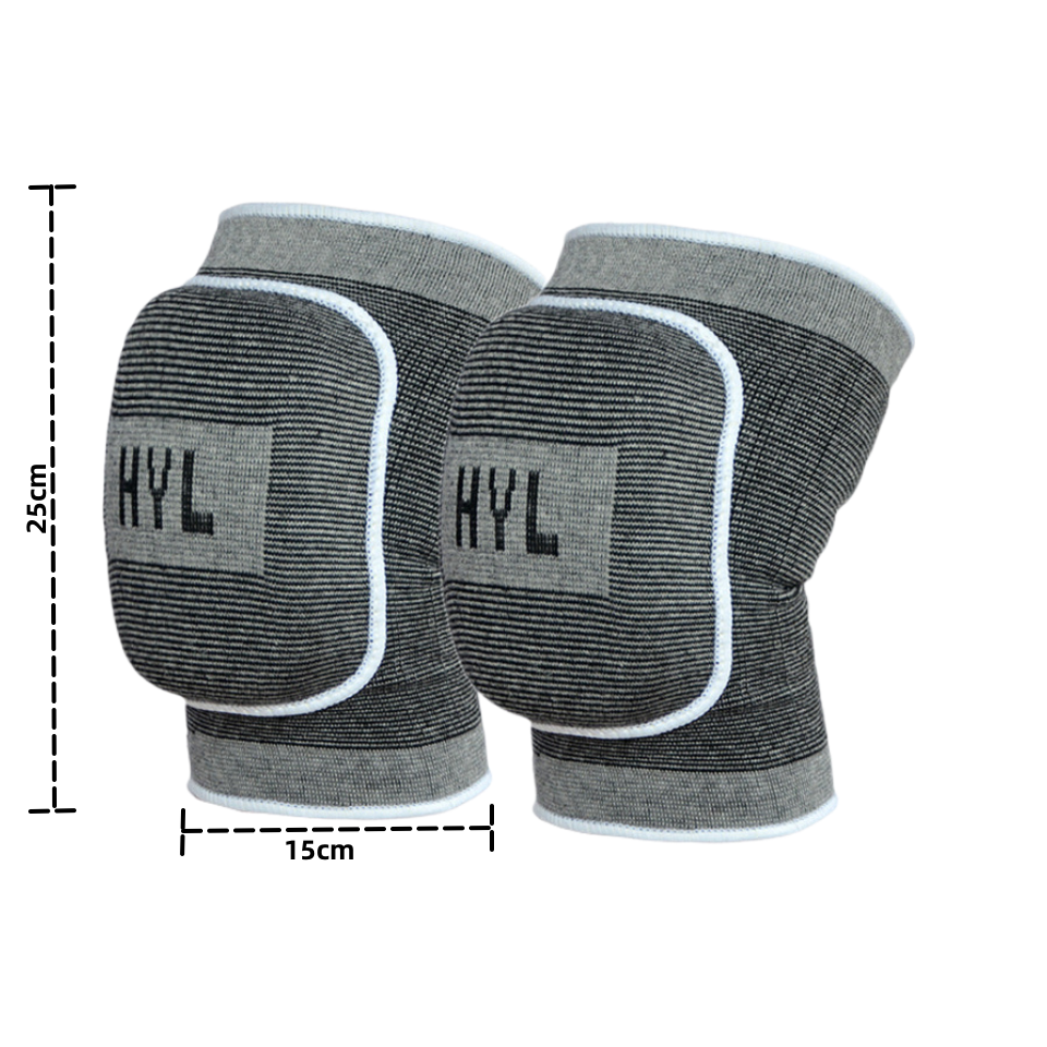 1 Pair Thickened Knitted Knee Pad Sport Sponge 2025 Knee Brace for Volleyball Dance Soccer Work Garden new Breathable Absorb Sweat Warm