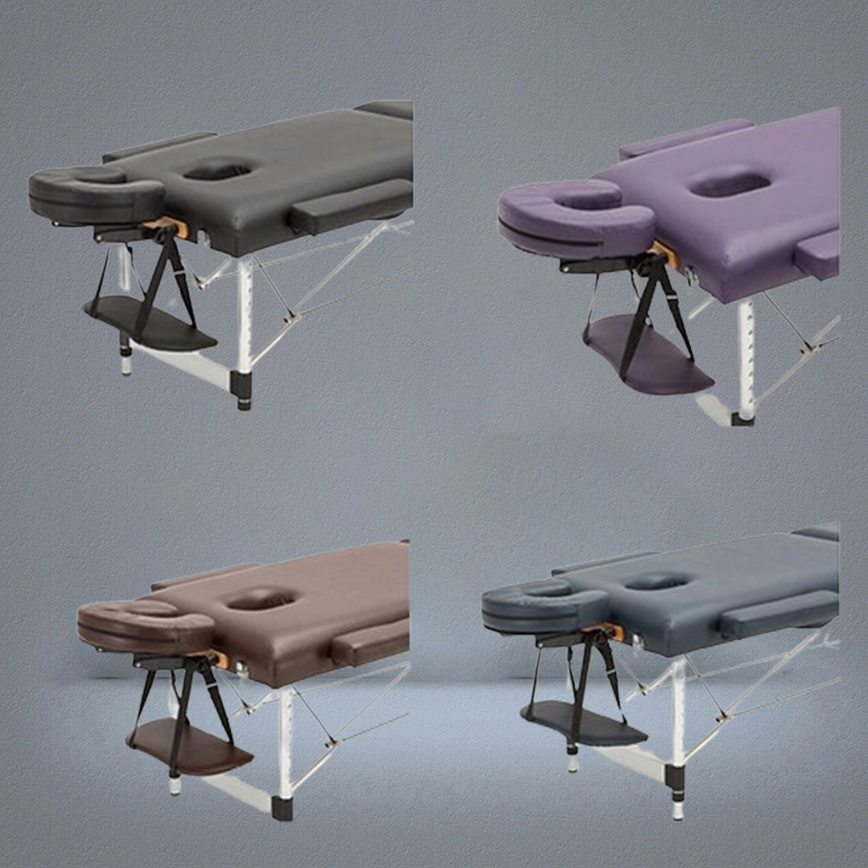 Pillow Fashion Sponge Leather Adjustable U Shaped Head With Holder For Tattoo Spa Massage Bed Table Wine Red Purple White4568993