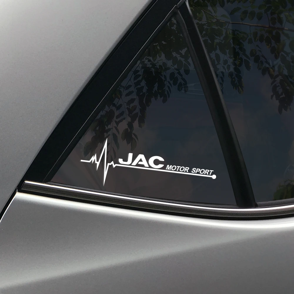 2PCS Car Side Window Stickers For JAC Refine J3 J2 S5 A5 J5 J6 J4 Vapour S2 T8 Auto Tuning Accessories Vinyl Film Decals