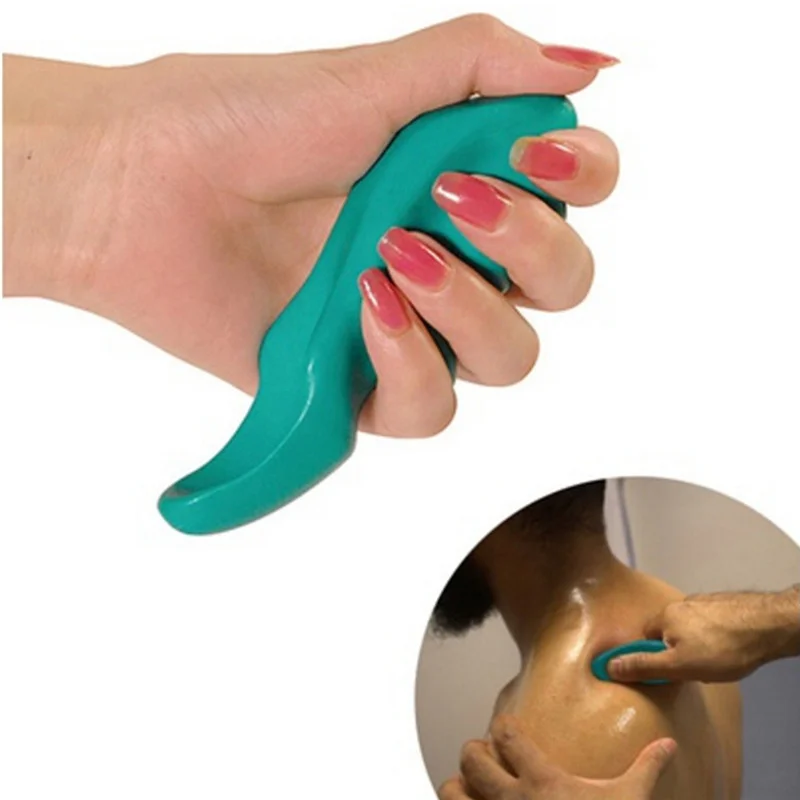 Manual Thumb Saver Massager Full Body Deep Tissue Trigger Point Massage Tool Pain Relief Neck Back Therapy Health
