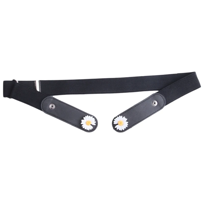 Buckle-free Elastic Invisible 2025 Waist Belt Denim Elastic Belt Jeans Belt Without new Buckle Easy Belts Women Men Drop Shipping