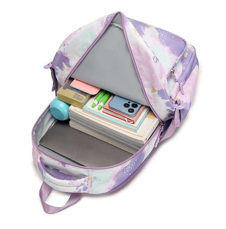 Large School Backpack Bags For Girls School Bag with Lunch Box Pencil Case Waterproof Backpack Children School Supplies Set