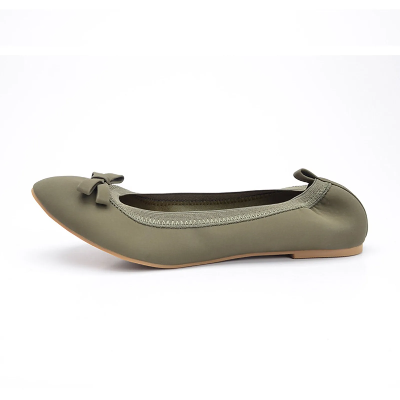 Bailamos Women Flats Ballet Shoes Square Toe Moccasins Thick Heel Flat Ballerina Shallow Shoes Casual Outdoor Slip On Flat