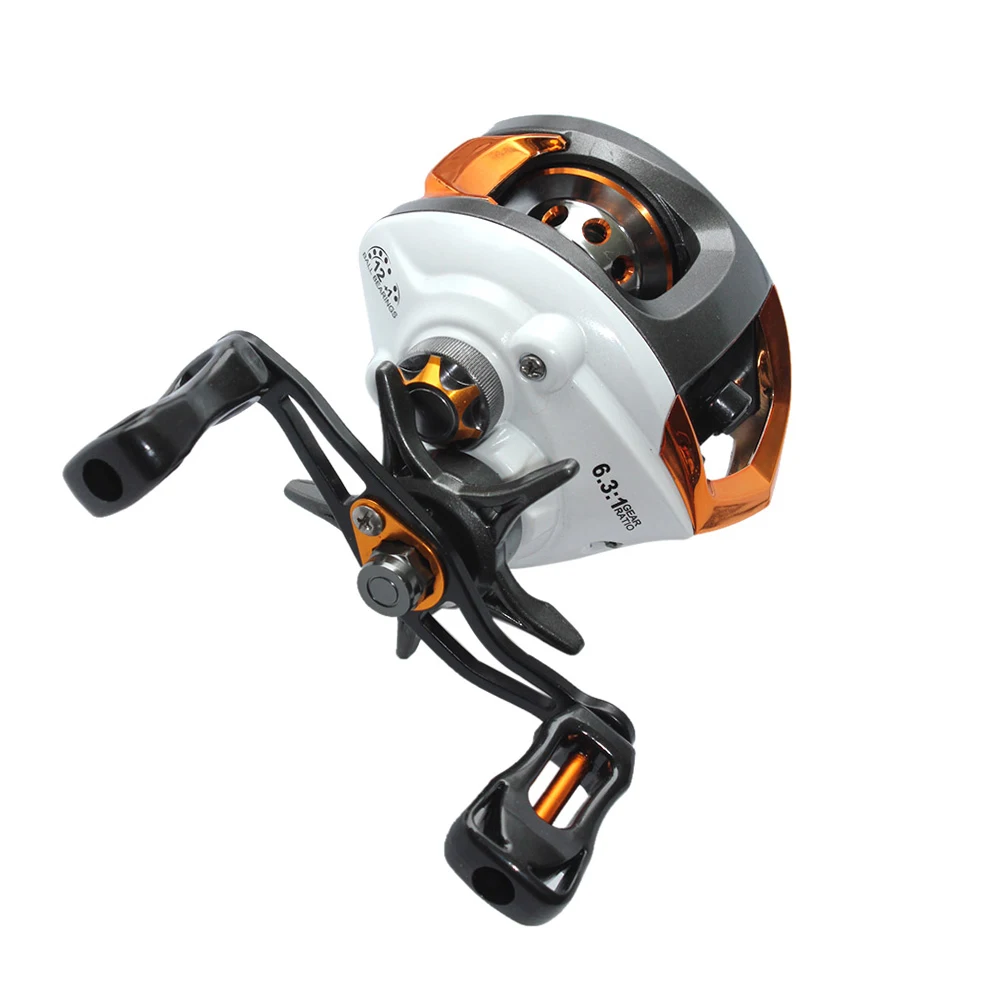 New Lixada 12+1 Ball Bearings Baitcasting Reel Fishing Fly High Speed Fishing Reel with Magnetic Brake System 6.3: 1 Gear Ratio