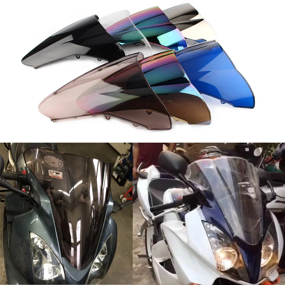 Motorcycle Windscreen Covers Screen Motorbikes Deflector Windshield For Honda VFR800 VFR 800 2002-2012 2006 2007 2008 2009 2010
