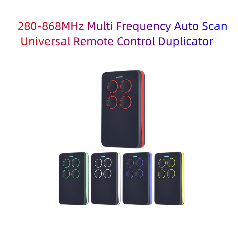 280-868MHz Multi Frequency Universal Remote Control Duplicator for Gate Auto Scan Frequency Face To Face Copy Remote Control