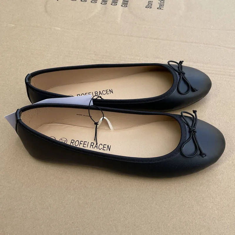 Women Shoes Black Spring Autumn Women Casual Flat Shoes new Slip On Round Toe 2025 Flats Loafer Plus Size 41 42 Zapatos Mujer WSH4878