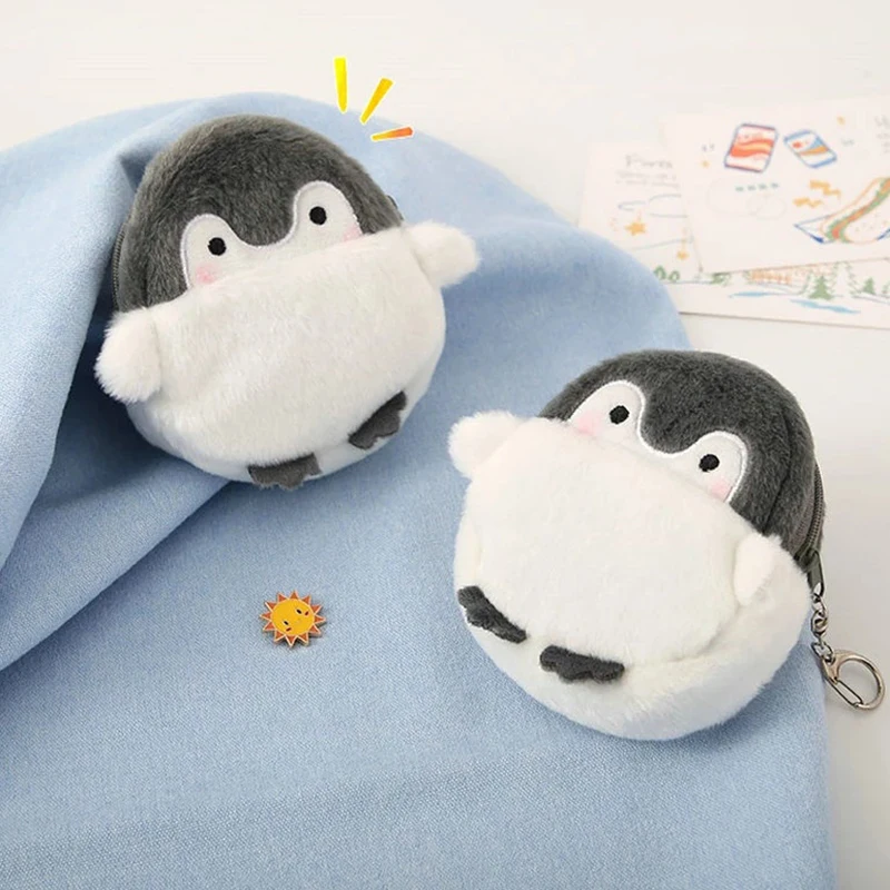 Plush Coin Bag Cute Little Penguin Mini Zero Wallet