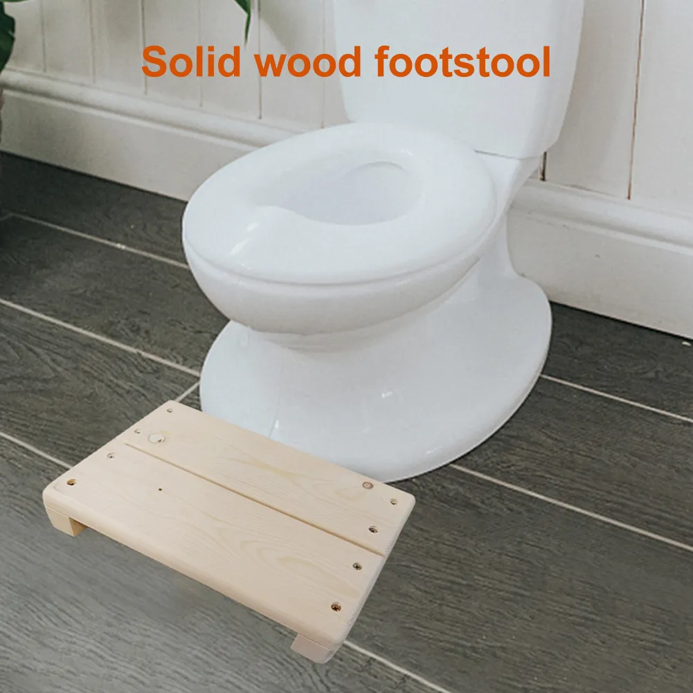 new Foot Rest Bedroom Non-Slip Living Room Multifunctional 2025 Small Solid Wood Footstool Step Change Shoe Simple Stable Home Children