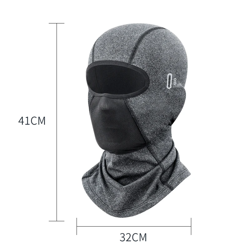 Windproof Fleece Thermal Full Face Mask Hat Neck Gaiter Cold Weather Balaclava Ski Bike Hunting Warm Cycling Motorcycles Scarf