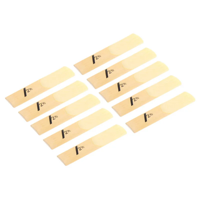 10pcs/lot Alto 2025 Saxophone Sax Reeds Classic Alto Reed for Riyin Saxophone new 2.5 Strength 2 1/2 Musical Instruments