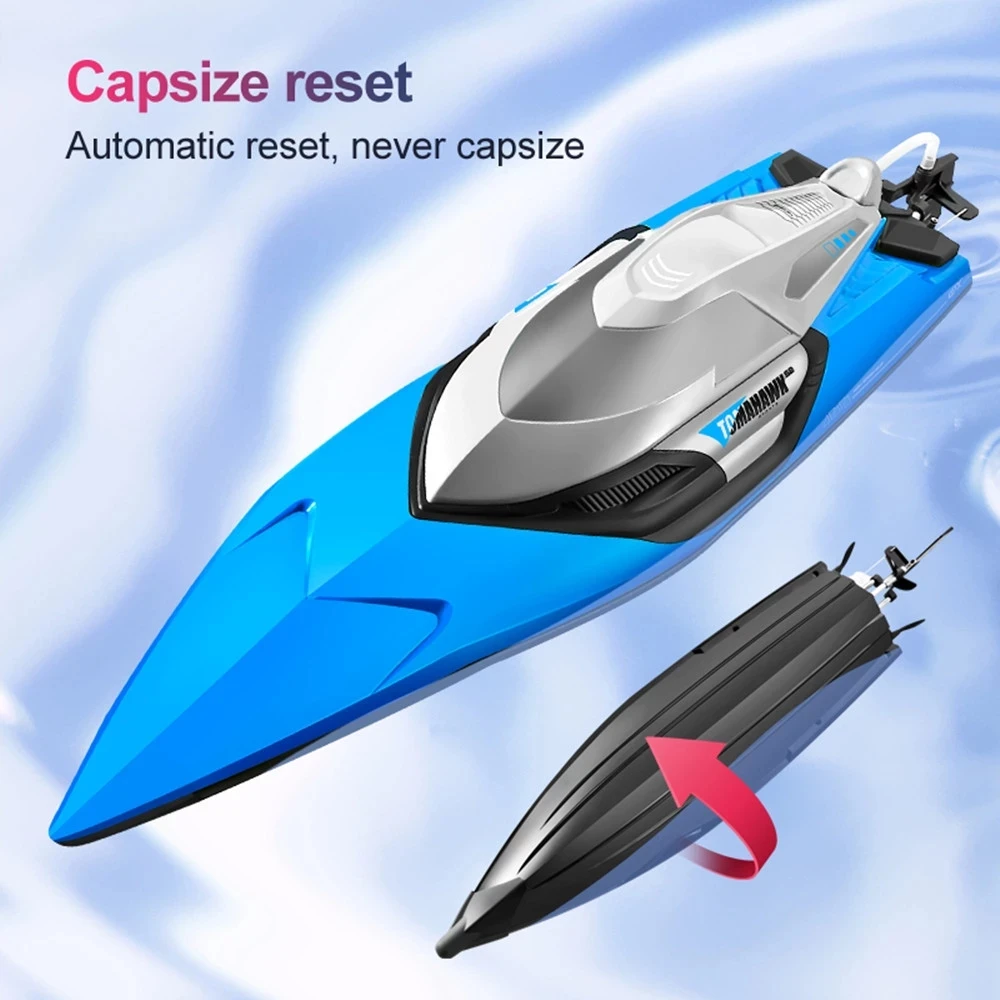 S2 Rc High Speed Boat 70km/h Horsepower Electric Speedboat Double Seal Waterproof Water-cooled Motor Outdoor Boats Toys For Boys