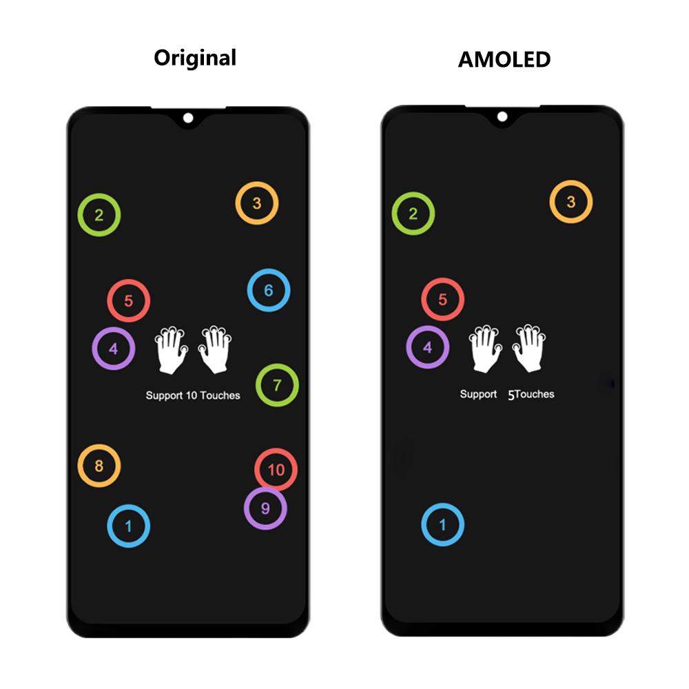 6.53'' Original Screen For Redmi 9T LCD Display Touch Screen Digitizer Assembly with new Frame For Redmi 9T 2025 J19S M2010J19SG LCD