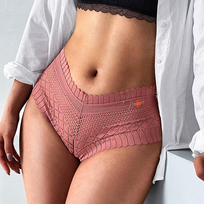 CINOON 2025 Sexy Panties Women Lace new Low-waist Briefs Female Breathable Embroidery Underwear Transparent G String Underpant Lingerie