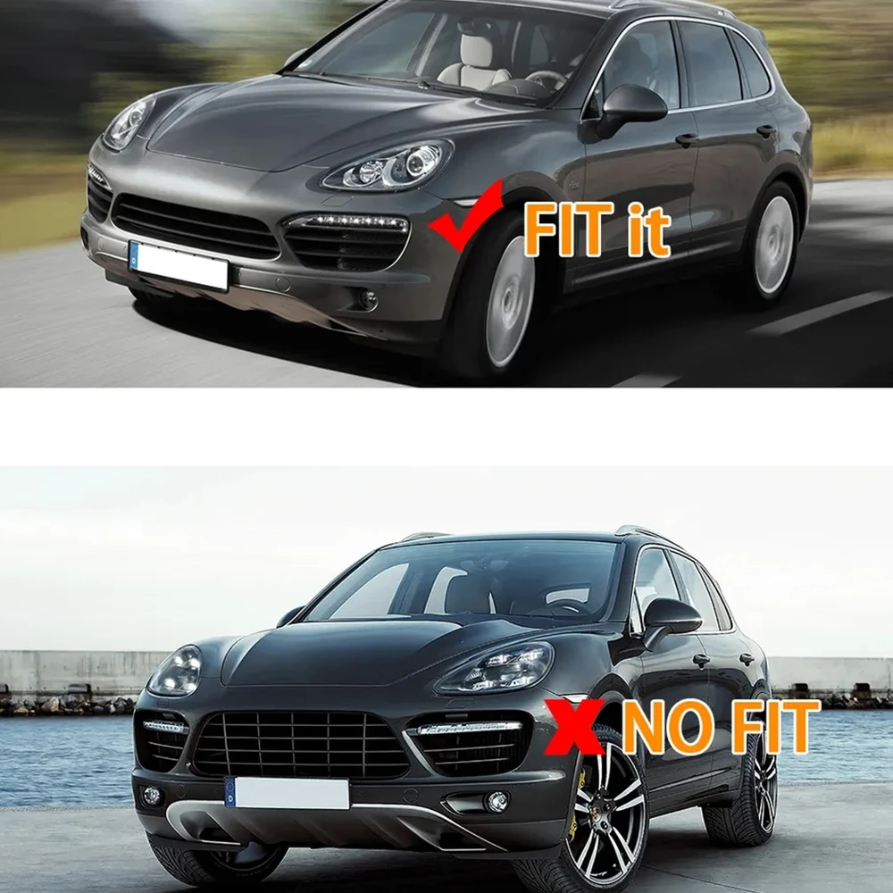 LED DRL For Porsche Cayenne 2011 Day Running Lights Front Turn Signal Light 95863118100 95863118200