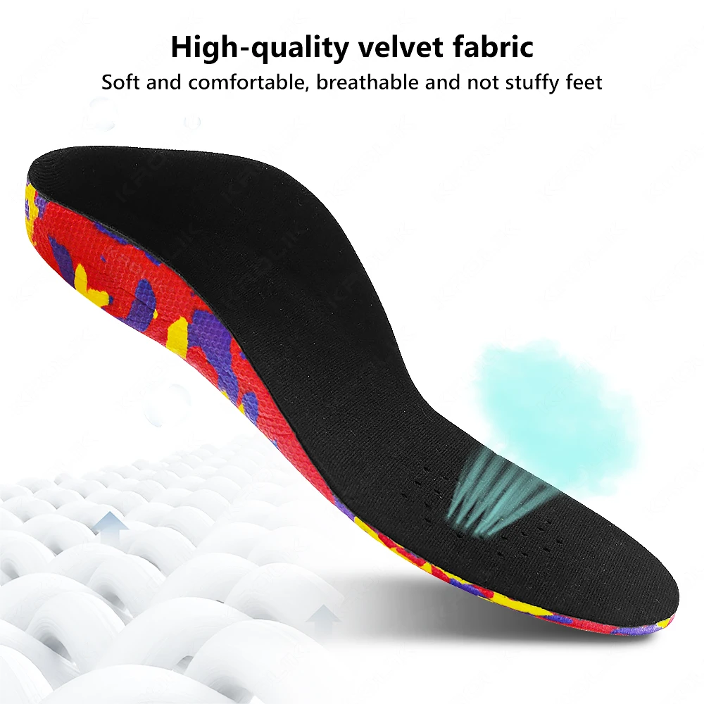 Orthopedic Insoles Kid Orthotics Flat Foot Health 2025 Sole Pad for Shoes Insert Children Arch Support Insoles for new Plantar Fasciitis