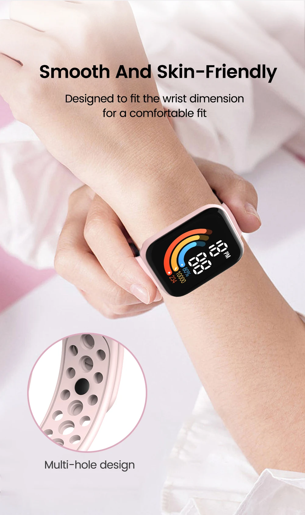 Child Watch Ultra Light LED Digital Watch For Kids Boy 2025 Girl Sports Silicone Wristband Electronic Clock new Relogio Infantil