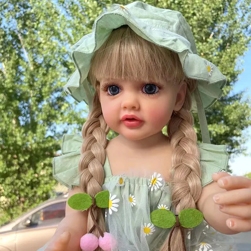55CM Reborn 2025 Baby Dolls with Clothes new Full Vinyl Body Full Limb Doll Lifelike Girls Handmade Toddler Toy Gift for Kids