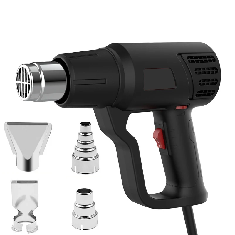 Industrial Hair Dryer, Plastic Hot Air Gun, 220 V, 2000 W Temperature Control, Automotive Heat Shrink Tubing, Thermostat
